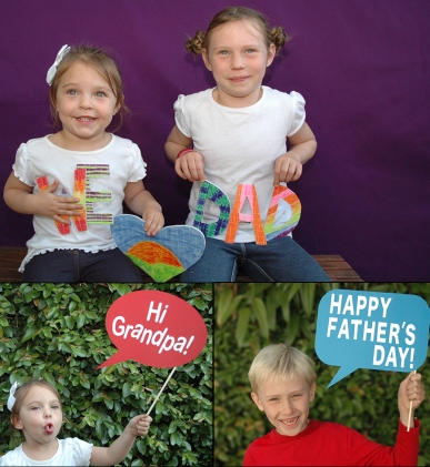 fathers day sign composite